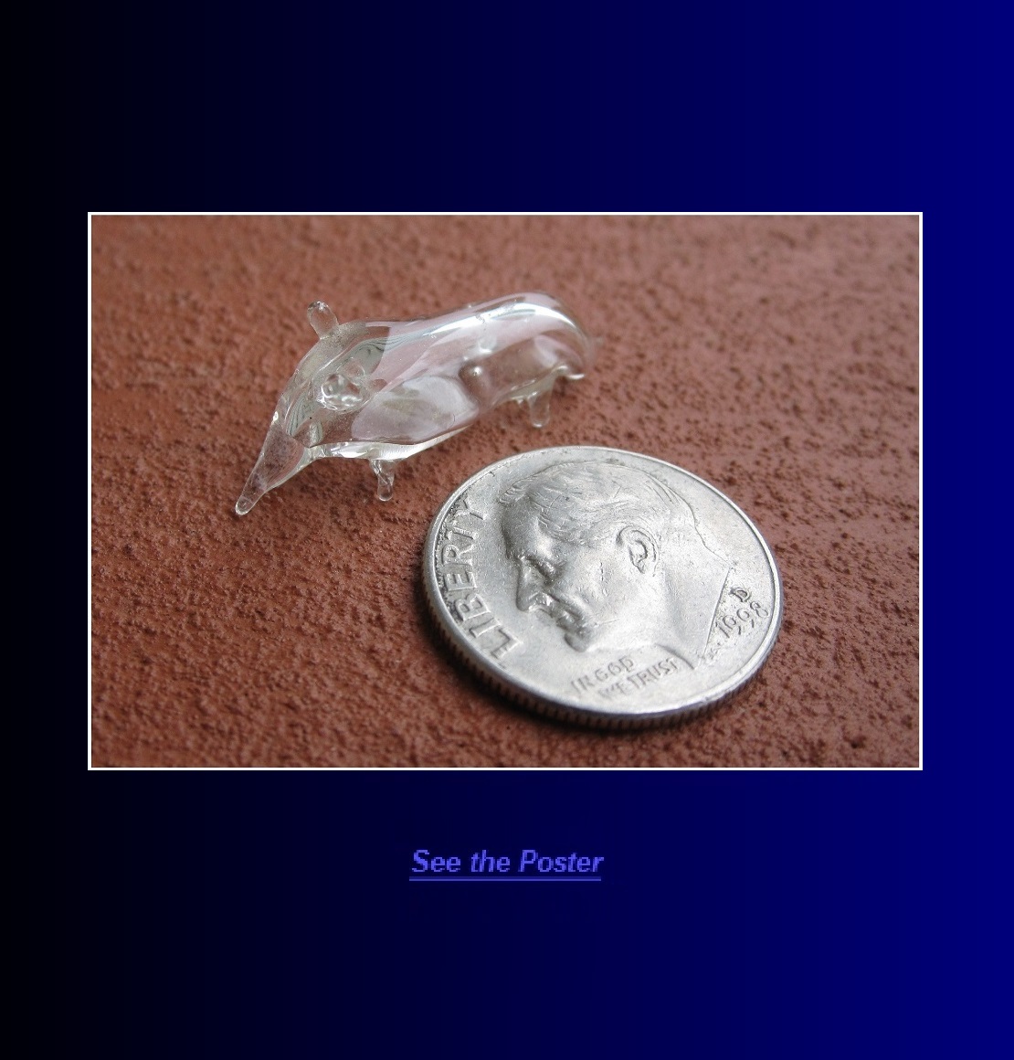 Landscape: Small Glass Creature by Larry Cottrill